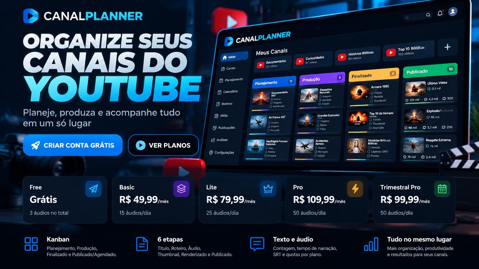 Planos do CanalPlanner